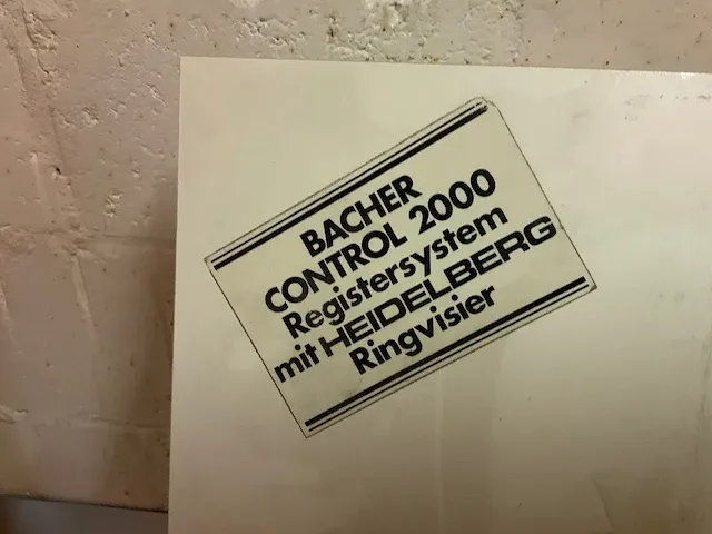 Bacher - 2045 - offsetplaten registerpons - afbeelding 2 van  5