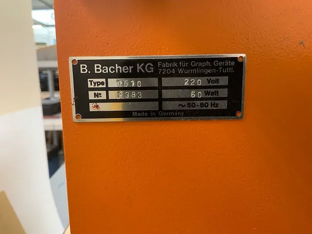 Bacher - control junior - doorlicht-montagetafel - afbeelding 5 van  5
