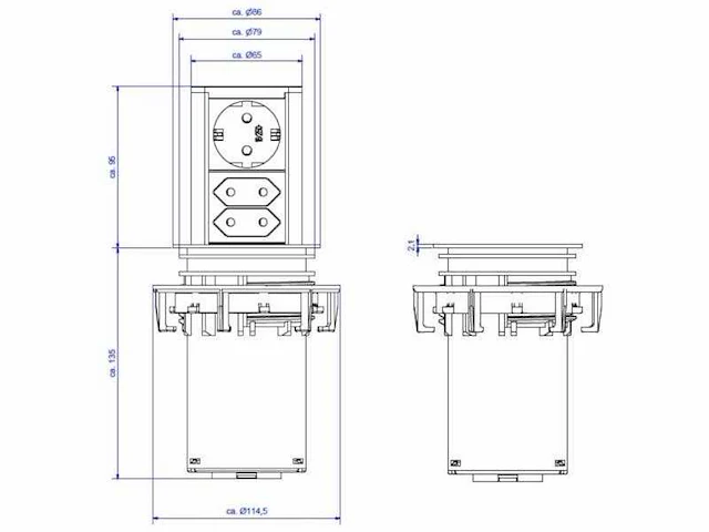 Bachmann - elevator - stopcontact - keukenonderdeel - afbeelding 3 van  5
