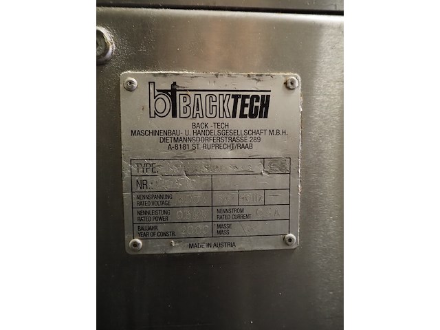 Backtech - afbeelding 2 van  12