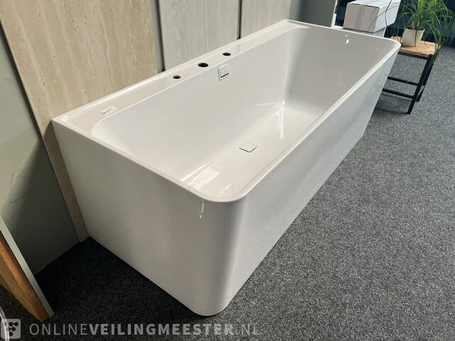 Bad vrijstaand villeroy en boch, squaro edge, glans wit - afbeelding 2 van  5