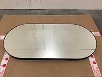 Badkamer spiegel - zwart - 90x45cm - afbeelding 1 van  3