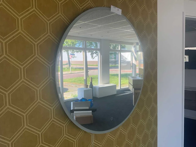 Badkamer spiegel rond 80cm - afbeelding 2 van  3