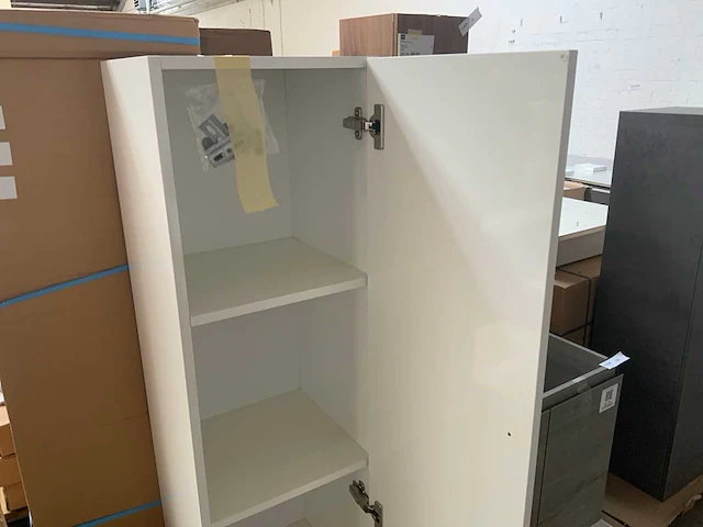 Badkamerkast hoog wit 147cm - afbeelding 3 van  7
