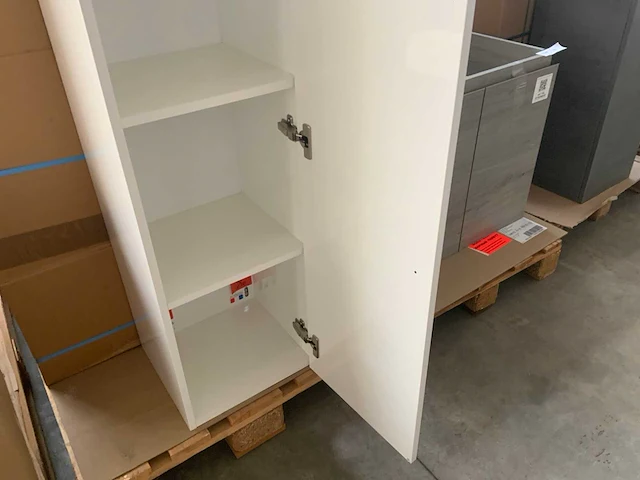 Badkamerkast hoog wit 147cm - afbeelding 4 van  7