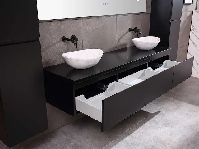 Badkamermeubel 120/150/180cm keuze - afbeelding 9 van  44