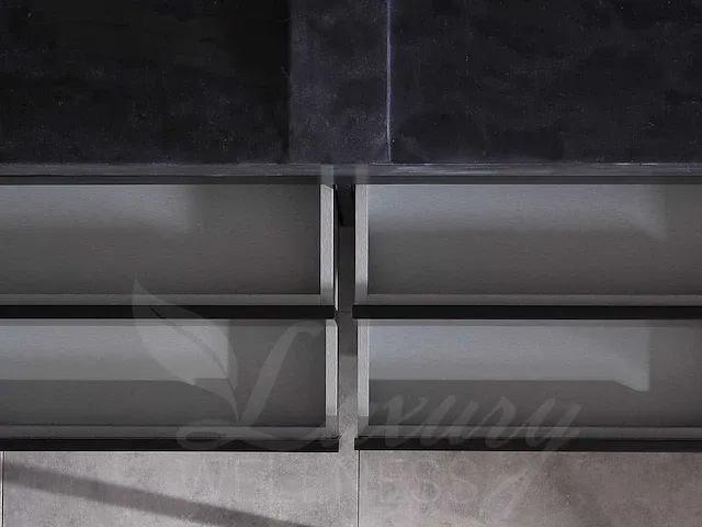 Badkamermeubel 120cm (mat zwart of mat wit of bruin eiken) - afbeelding 38 van  39