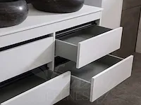 Badkamermeubel 120cm (mat zwart of mat wit) - afbeelding 15 van  27