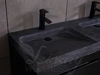 Badkamermeubel 120cm (mat zwart of mat wit) - afbeelding 5 van  27