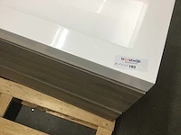 Badkamermeubel 120x46 cm. met 2 lades en witte wastafel. - afbeelding 3 van  3