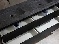 Badkamermeubel 160cm mat zwart of mat wit - afbeelding 5 van  70