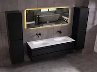 Badkamermeubel 160cm mat zwart - afbeelding 16 van  51