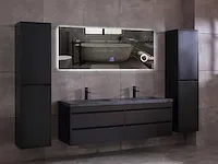 Badkamermeubel 160cm mat zwart - afbeelding 18 van  51