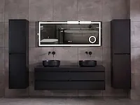 Badkamermeubel 160cm mat zwart - afbeelding 24 van  51