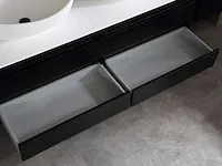 Badkamermeubel 160cm mat zwart - afbeelding 29 van  51