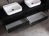 Badkamermeubel 160cm mat zwart - afbeelding 35 van  51