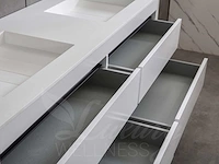 Badkamermeubel 2-persoons 120cm (2 kleuren mogelijk) met hangkast - afbeelding 4 van  40