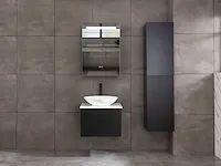 Badkamermeubel 60cm mat zwart - afbeelding 1 van  14