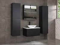 Badkamermeubel 80cm mat zwart - afbeelding 8 van  15