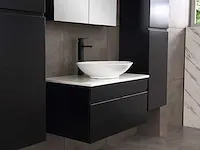 Badkamermeubel 80cm mat zwart - afbeelding 13 van  15