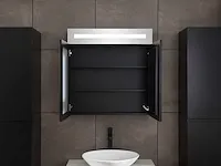 Badkamermeubel 80cm mat zwart - afbeelding 8 van  14