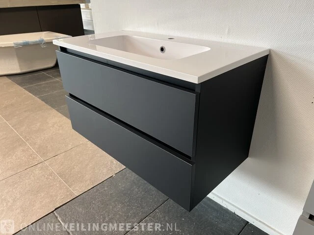 Badkamermeubel arcqua, matzwart - afbeelding 3 van  5