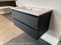 Badkamermeubel arcqua, matzwart - afbeelding 3 van  5