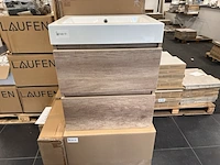 Badkamermeubel arqua, zilver eiken - afbeelding 1 van  4