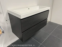Badkamermeubel detremmerie, antraciet eiken - afbeelding 2 van  5
