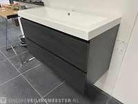Badkamermeubel detremmerie, antraciet eiken - afbeelding 3 van  5