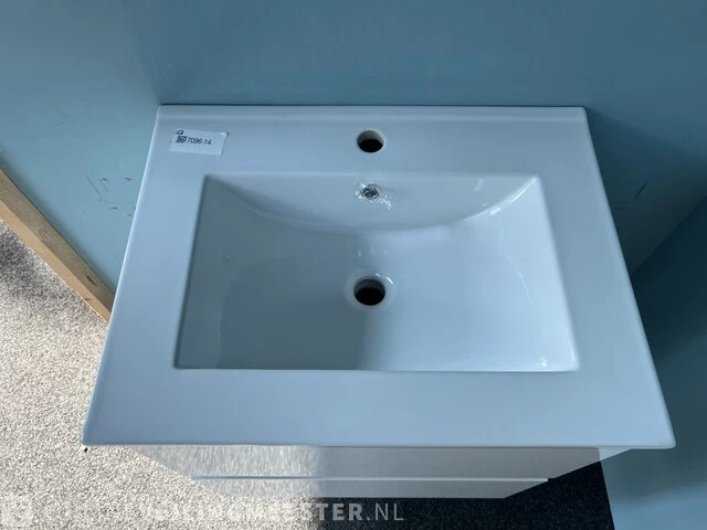 Badkamermeubel detremmerie, glans wit - afbeelding 5 van  5