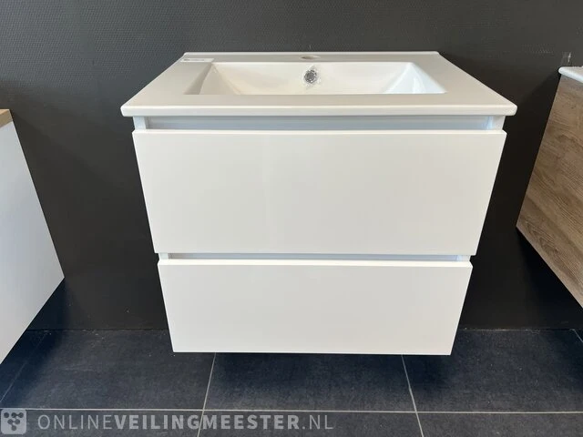 Badkamermeubel detremmerie, glans wit - afbeelding 1 van  5