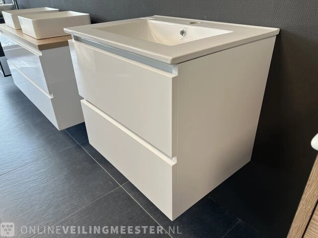 Badkamermeubel detremmerie, glans wit - afbeelding 3 van  5