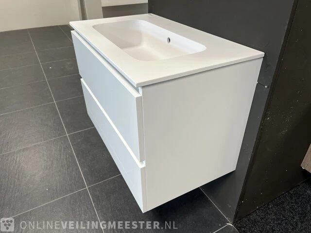 Badkamermeubel detremmerie, glans wit - afbeelding 3 van  5