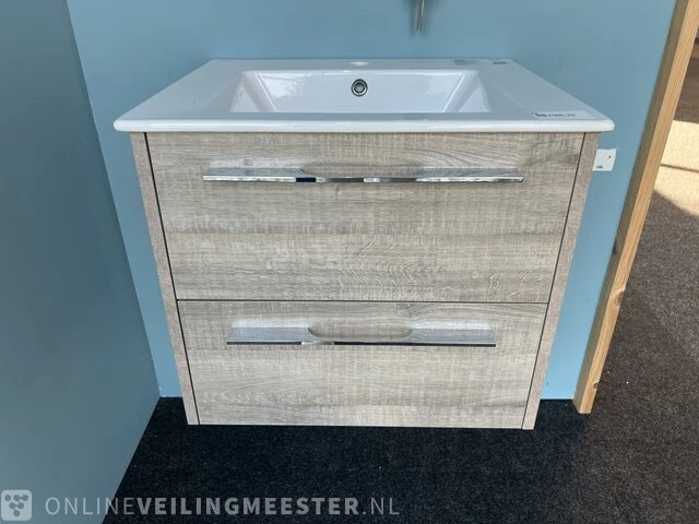 Badkamermeubel detremmerie, grijs eiken - afbeelding 1 van  5