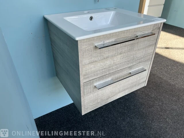 Badkamermeubel detremmerie, grijs eiken - afbeelding 2 van  5