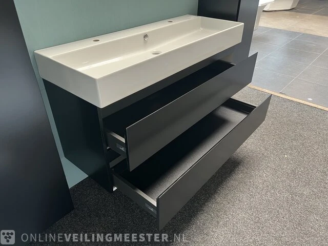 Badkamermeubel detremmerie, matzwart - afbeelding 2 van  4