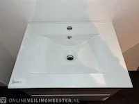 Badkamermeubel, glans wit - afbeelding 7 van  8