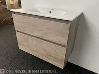 Badkamermeubel hr, grijs eiken - afbeelding 3 van  7