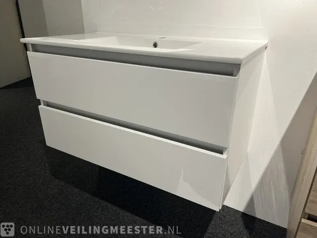 Badkamermeubel hr, step, glans wit - afbeelding 3 van  8