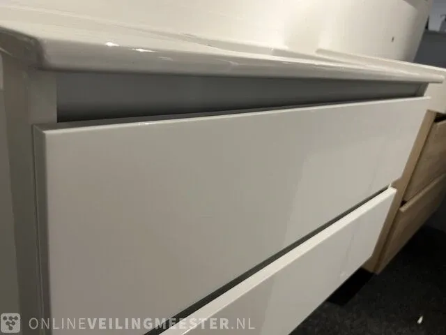 Badkamermeubel hr, step, glans wit - afbeelding 6 van  8