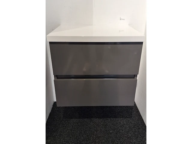 Badkamermeubel, ideal standard, grijs glans - afbeelding 1 van  6