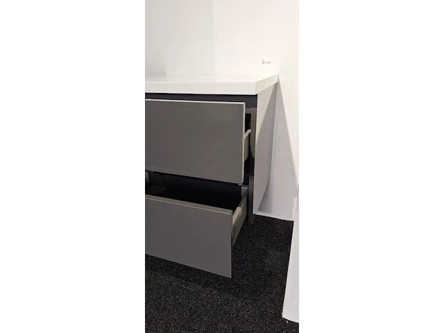 Badkamermeubel, ideal standard, grijs glans - afbeelding 4 van  6