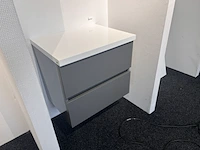 Badkamermeubel ideal standard, grijs glans - afbeelding 2 van  4