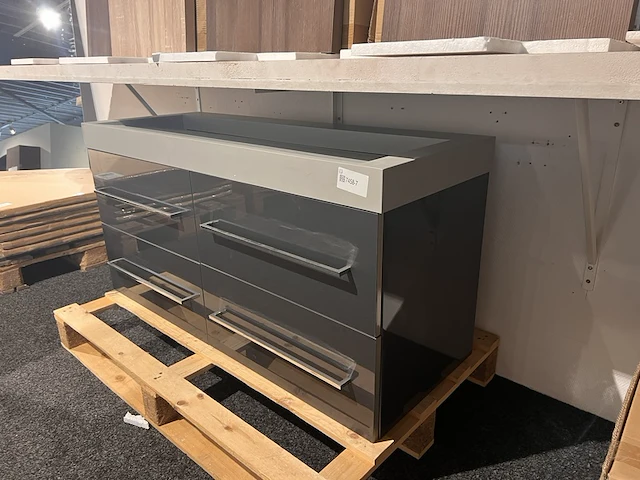 Badkamermeubel ideal standard, grijs glans - afbeelding 3 van  4
