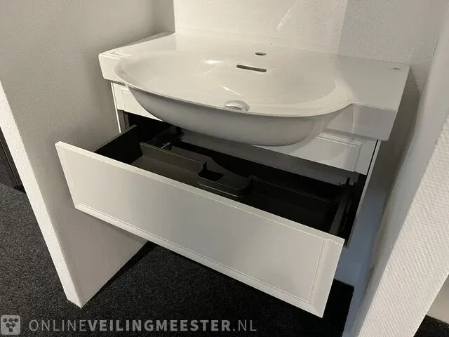 Badkamermeubel laufen, new classic, glans wit - afbeelding 4 van  8
