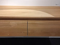 Badkamermeubel massief hout, eiken nature - afbeelding 1 van  5