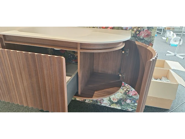 Badkamermeubel set incl hoge kast thebalux exclusive, epoque - afbeelding 6 van  11