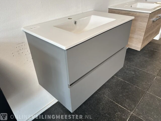 Badkamermeubel solar, matgrijs - afbeelding 2 van  5