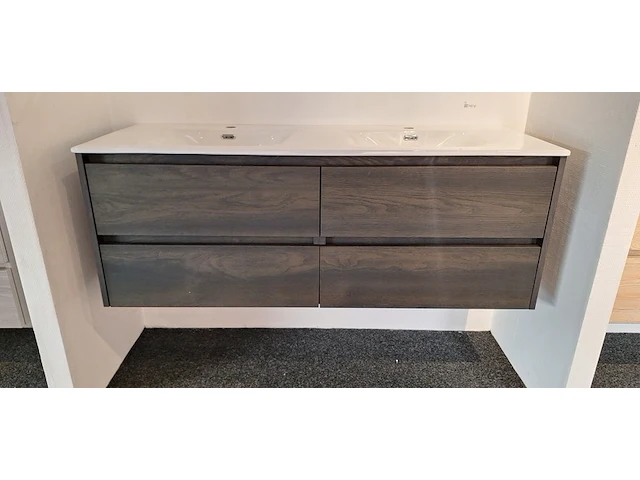 Badkamermeubel thebalux, beat, coal oak - afbeelding 1 van  6